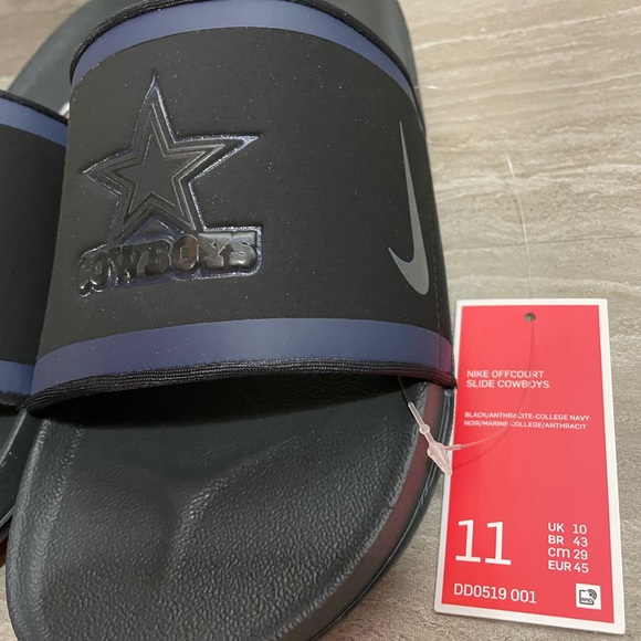 New Nike Dallas Cowboys Beach Slides 